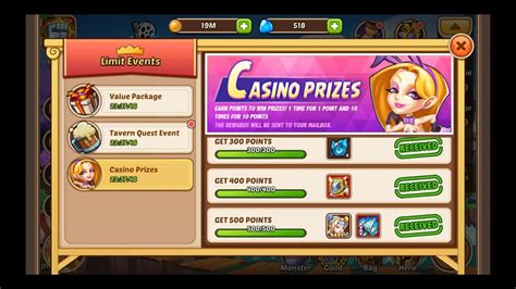 idle heroes casino rewards